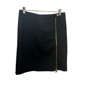 NEW Anne Klein Pencil Mini Skirt with Contrasting‎ Zip Size 4